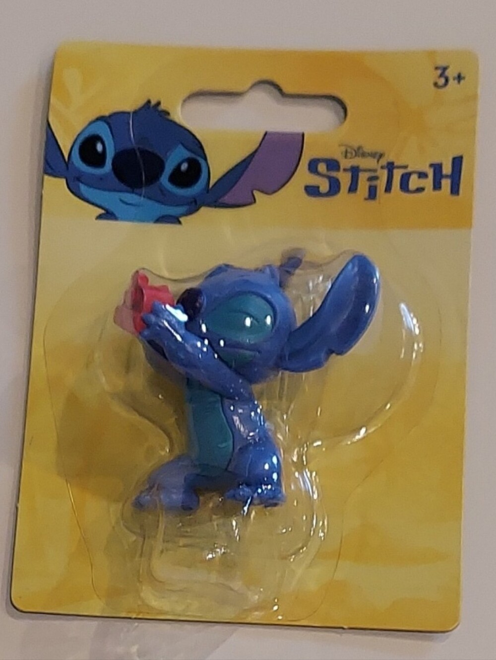 Disney Stitch Blue with Pink Camera Collectible Figure